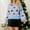 Blue, variant on Otvok Christmas Sweater Womens Clothing Print Round-Neck Long Sleeve Tops