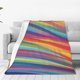 thumbnail image 3 of Manta de cama Rainbow Pride LGBT para salas de estar y dormitorios A026 80" X 60", 3 of 8