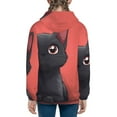 thumbnail image 6 of Sikiie Cute Black Kitten Cartoon Zip Up Hoodie Teenage, hoodies for Teenage, Zipper Sweatshirt Jacket for Daily, Traveling-Medium, 6 of 6