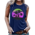thumbnail image 2 of lSLJS Blouse Sans Manches Imprimée Mode Décontractée pour Femmes, Col Rond, Pull-Over Slim, Débardeurs pour Femmes, 2 of 5