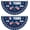 Blue, variant on 2PCS 250th Anniversary USA Bunting Flag 1.5X3 FT 1776-2026th Birthday American Fan Flags 250 Years of Freedom Flag Patriotic Eagle Banner 4th of July Decorations Independence Day Memorial Day
