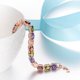 thumbnail image 4 of 3X Pulsera Brazalete Vinculado Cadena de Zirconia Cubica Regalo de Mujer de Moda para Nupcial, 18CM, 4 of 5