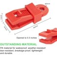 thumbnail image 2 of 8 Uds. Agarre de bloqueo resistente, abrazaderas de lona para toldos, camping al aire libre, marquesinas para caravanas, cubiertas para coches (rojo), 2 of 5