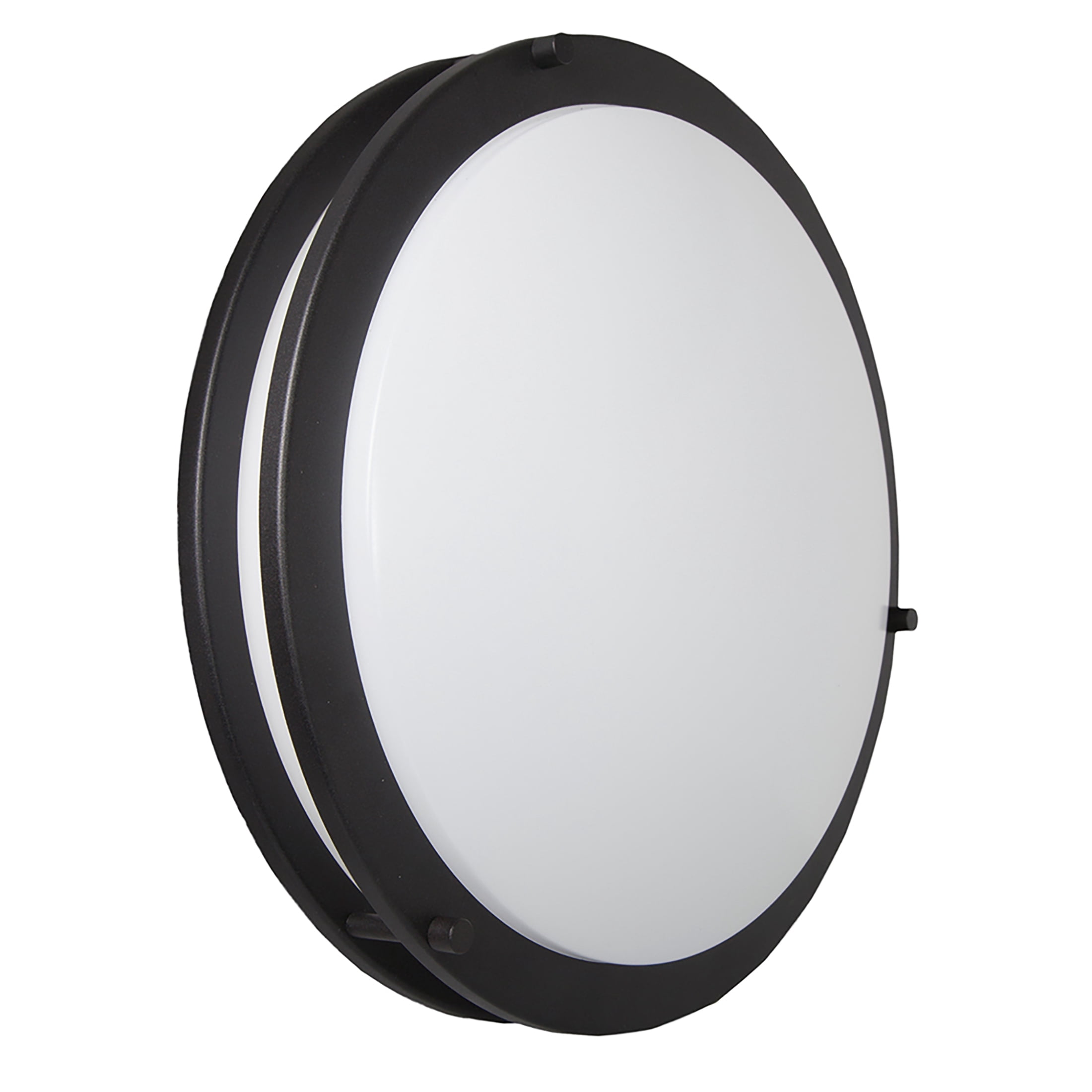 Maxxima 14 in. Black LED Ceiling Mount Fixture, 3000K, 1650 Lumens