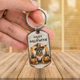 thumbnail image 3 of Happy Halloween Boxer Witches Hat Pumpkin Carving Stainless Steel Keychain Boxers Dog Lover Gifts Idea Collar Charm Tag Keyring - 02019, 3 of 5