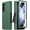Green, variant on for Samsung Galaxy Z Fold 5 Case with Hinge Protection & Kickstand & Built-in Screen Protector, Support Wireless Charging, Heavy Duty Shockproof Phone Cover (Black)