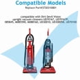 thumbnail image 4 of Vacuum  Belts Compatible with Dirt Devil Style 4/5 Featherlite/Powerlite/Swivel Glide/Power Max Pet Upright Vacuum Cleaner, 4 of 5