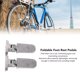 thumbnail image 4 of Pedales De Pie Plegables, Pedales De Reposapiés Plegables De aleación De Aluminio Que Ahorran Espacio Universales De Larga Duración Para Bicicletas De Montaña Y De Carretera, 4 of 7