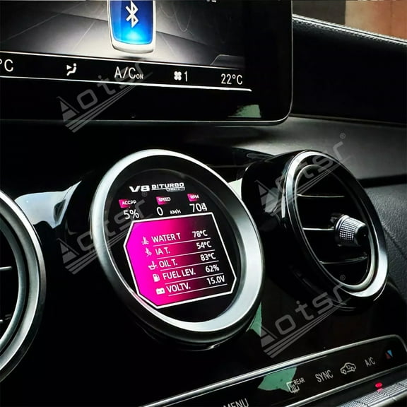 Aotsr for Mercedes-Benz C253/X253/S205/W205 car LCD digital instrument panel performance meter