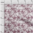 thumbnail image 2 of oneOone Velvet Pink Fabric Tropical Palm Tree Quilting Supplies Print Sewing Fabric By The Yard 58 Inch Wide, 2 of 4