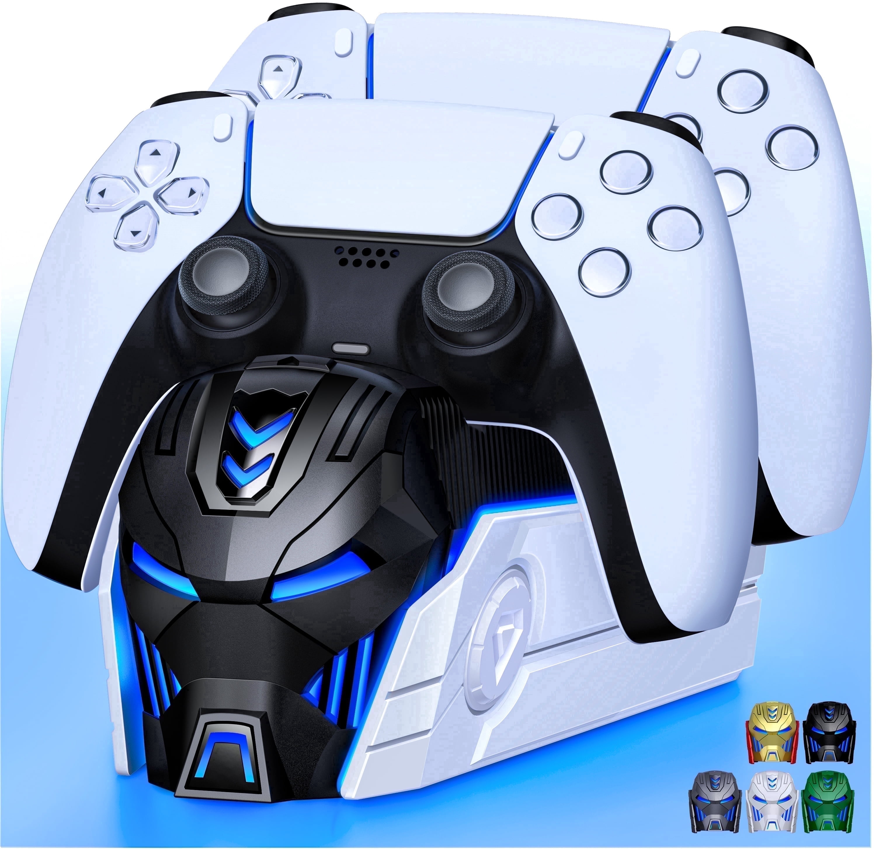 Beboncool PS5 DualSense Controller Dual Charging Dock, Black photo 1