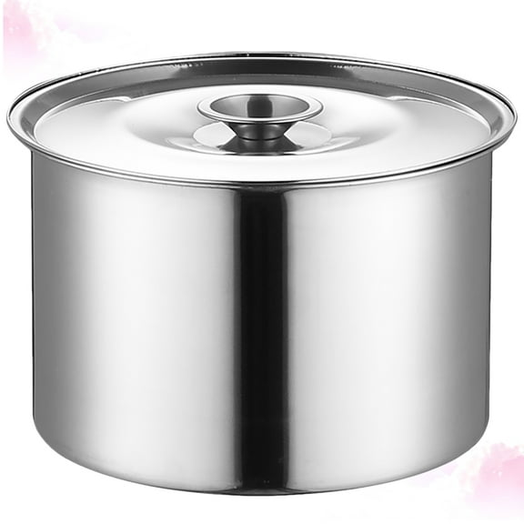 KALLORY Stainless Steel Seasoning Pot Silver 1Pack 12x8.5cm