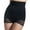 Black, variant on OGLCCG Womens Seamless Shapewear Briefs High Waisted Butt Lift Panties Solid Color Slimming Lace Body Shaper Underwear