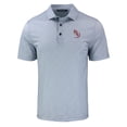 thumbnail image 2 of Men's Cutter & Buck Gray Florida State Seminoles Pike Eco Pebble Print Stretch Recycled Polo, 2 of 3