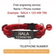 thumbnail image 5 of Personalized ID Tag Cat Collar Bell Engraving Safety Breakaway Small Dog Nylon Adjustable for Puppy Kittens Necklace ShopWise Round, 5 of 35
