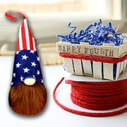 TOYFUNNY Patriotic Gnome Plush President Election Decoration - American Veterans Day Gift