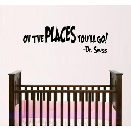 Decal ~ Oh The Placed You'll go #2:  WALL  DECAL, Dr. Seuss Theme HOME DECOR 11