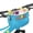 Blue Yellow, variant on AYAOQIANG Kids Bike Basket,Front Handlebar Bag for Kids Girls Bikes, Semicircle Bike Basket with Zipper for Child Tricycle Bicycle