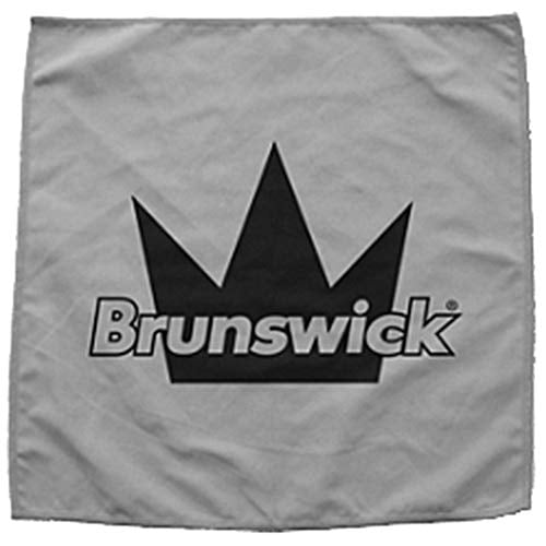 Brunswick Bowling Micro Suede Gray Bowling Towel 