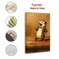 thumbnail image 2 of Funny Opossum Vintage Animal Screaming Possum Canvas Poster Wall Art Picture Prints Hanging Photo Gift Decor Home Posters Artworks 16x24inch(40x60cm), 2 of 6