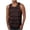Brown, variant on AIEOTT Mens Striped Tank Top Cut Off Sleeveless Shirt Casual Crewneck Shirts Summer Workout Gym Shirts Loose Fit Muscle Shirt