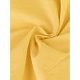 thumbnail image 5 of DARING DIVA Office Blouse Button Down Short Sleeve Bodysuit L Yellow, 5 of 6