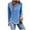 Light Blue, variant on Cotton Tops for Women Long Sleeve Irregular Hem Solid Color Crewneck Plus Size T-shirts Casual Pullover Tees (3XL, Gray)