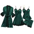 thumbnail image 2 of Lingerie Femmes Soie Robe de Dentelle Robe Babydoll Vêtements de Nuit Pyjamas Ensemble, 2 of 5