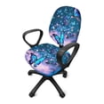 thumbnail image 2 of ZUXONGSY Butterfly Office Chair Cover Set of 2 Piece Desk Chair Covers Slipcover Stretchable Computer Chair Protector with Elastic Bands Furniture Protector Gifts for Women Men, 2 of 7