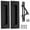 Stainless Steel Black (3 Pack B)-6 Inch, variant on 6 Inch Stainless Steel Black (3 Pack A) Rectangular Recessed Finger Flush Pulls