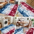 thumbnail image 5 of Hallway Runner Rugs 2.7x5 Ft, Blue White Red Non Slip Area Rugs for Kitchen Bedroom Entryway, Tie-dye American Flag Star Abstract Washable Carpet Runner Rug Floor Mats for Bedroom Home Decor, 5 of 8