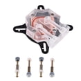 thumbnail image 3 of 240mm Liquid Cooling Kit with Copper Base CPU GPU Block Transparent Acrylic Reservoir Dual LED Fans for Desktop PC Water Cooling System, 3 of 7