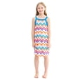 thumbnail image 1 of MIASHUI Robe Décontractée Sans Manches à Fleurs pour Filles Robes de Princesse d'Été pour Enfants, Multicolore, 10-12 Ans, 1 of 2
