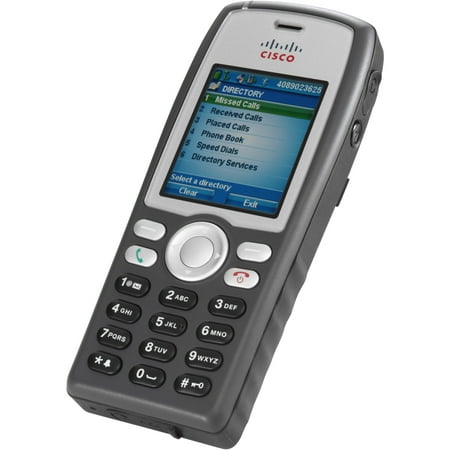 cisco cp-7925g-a-k9 unified wireless ip phone, 1 x sub-mini phone headset, 1 x mini type b usb - 6phoneline(s) - handheld (ciscocp-7925g-a-k9 )