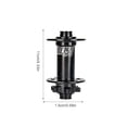 thumbnail image 2 of Youkk Levier de Dégagement Rapide de l'Arbre de Roue Fournitures de Cyclisme Réduction de Friction Installation Pratique Moyeu de Roulement en Alliage d'Aluminium Noir/110*15MM, 2 of 7
