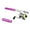 Purple, variant on 1.6m Pen Shape Telescopic Pen Fishing Pole Mini Pocket Fishing Rod and Mini Metal Spinning Wheel Travel Fishing Rod Set for Ice Fly Fishing Sea Saltwater Freshwater