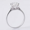 thumbnail image 5 of solitaire jewels Art Deco Tulip Setting 3CT Round Moissanite Solitaire Engagement Ring For Women, 18K Yellow Gold, 5 of 10