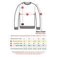 thumbnail image 3 of ZIMEGO Men's Classic Vintage Color Wash Ribbed Crew Neck Pullover Casual Sweater, 3 of 6