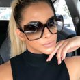 thumbnail image 1 of Oversized Square Trendy Womens Sunglasses Womens Gradient Sunglasses Unisex UV400, 1 of 5