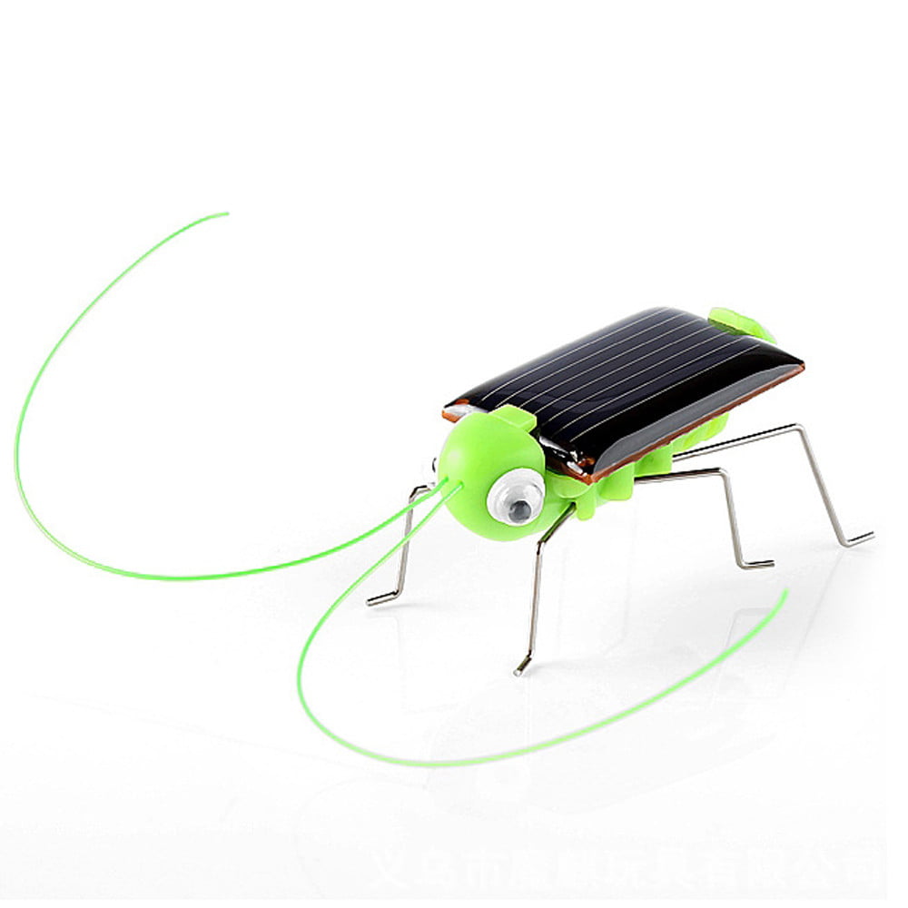 Kids Science Educational Solar Powered Grasshopper Gadget Toy Gift 