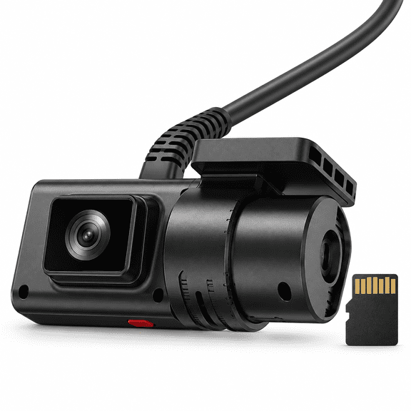 GPSnVision 4G Dual Dash Cam for Cars - DCAM02 Dash Camera 1080P HD Recording, Built-in GPS Tracking, G-Sensor, Night Vision with 128GB SD Card