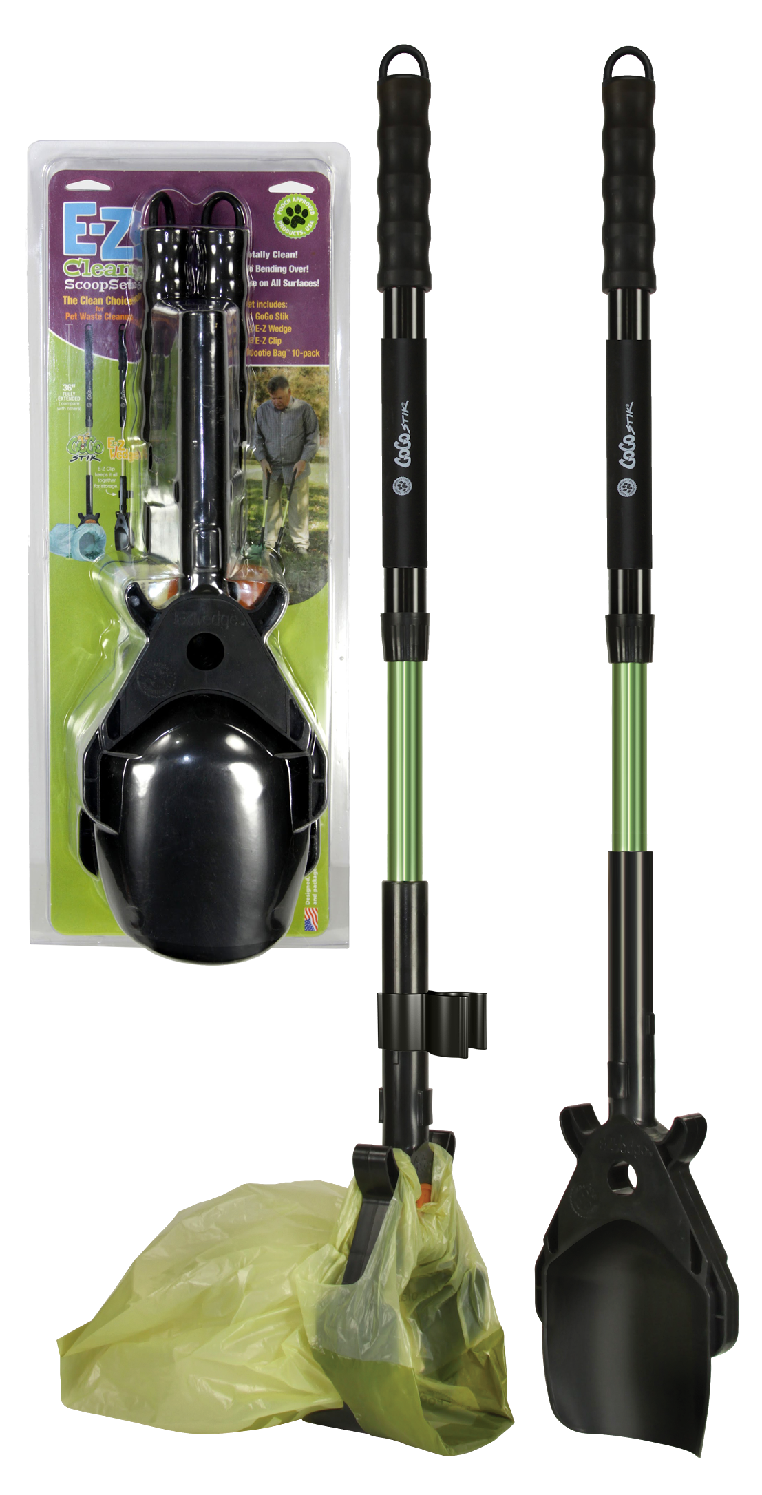 GoGo Stik ST and Wedge Pooper Scoop Set