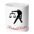thumbnail image 1 of Constellation Libra Zodiac Sign Rich and Rich Bank Saving Box Coin, 1 of 1