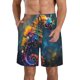 thumbnail image 1 of Fotbe Neon Seahorse Underwater Realm Trajes de Baño Estampados para Hombre, Shorts de Verano de Secado Rápido, Ropa de Playa, Bañadores-XX-Large, 1 of 6
