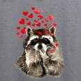 thumbnail image 3 of CafePress - Raccoon Blowing Kisses Cute Animal Love Sweater - Crew Neck Sweatshirt, 3 of 4
