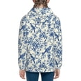 thumbnail image 6 of Pofeuu Vintage Floral Birds Print Teenage Zipper Hoodie Sweatshirts Hooded Casual Jackets With Pocket For Boys Girls-Small, 6 of 6