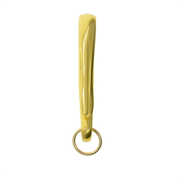 Paquete de 2 carteras japonesas Toystoory con gancho en forma de U, soporte para llaveros de aleación de Zinc, ganchos para manualidades, Artesanía Oro oscuro