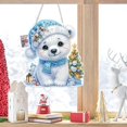 thumbnail image 2 of Art Kit Bowetile para colgar con forma de oso polar con forma de diamante en 5D, 2 of 7