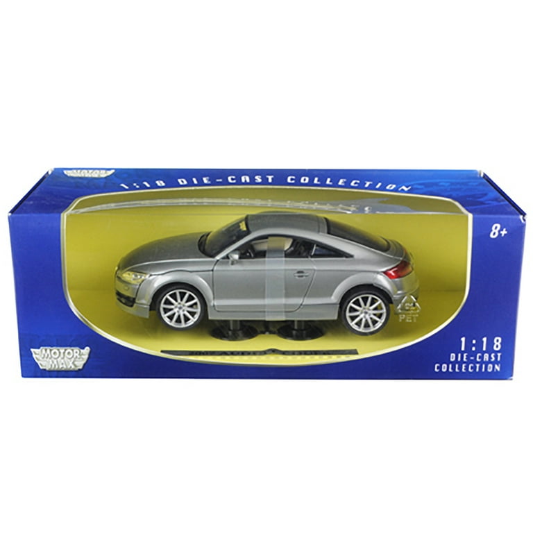 2007 Audi TT Coupe Grey 1/18 Diecast Car Model by Motormax