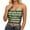 ZA Green, variant on Womens Sequin Tube Top Stretchy Strapless Crop Tops Mardi Gras Color Block Tube Tops for Party Clubwear,ZA Green,One Size